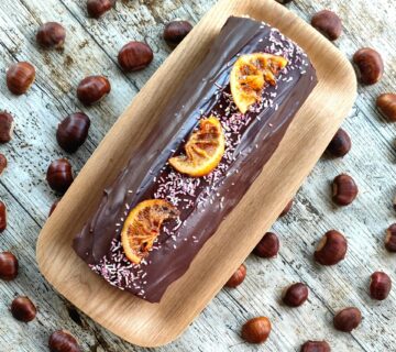 Recette bûche à la crème de châtaigne et chocolat
